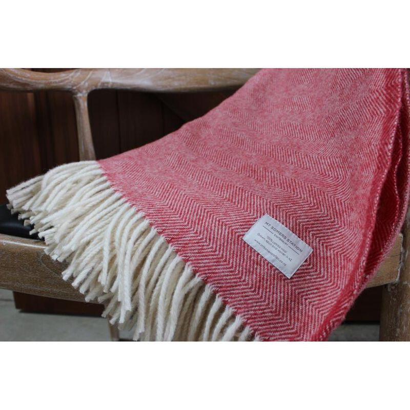 Mt Somers Station Lambs Wool Throw 150x180cm image number 12